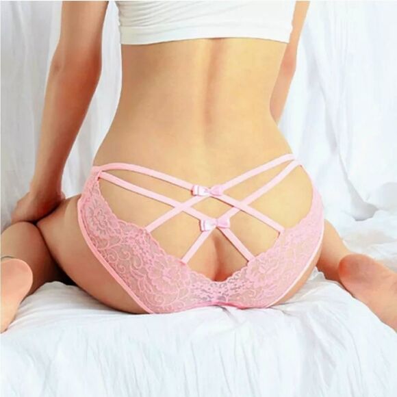 4 Pack Women Hot Sexy Lace Thongs V-G-string Panti - Picture 1 of 4